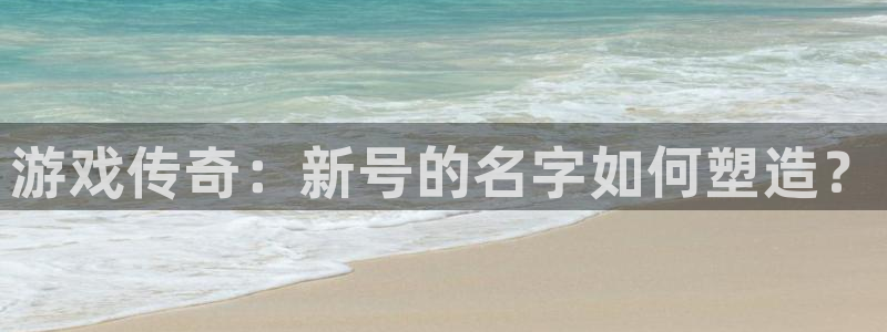 顺盈app：游戏传奇：新号的名字如何塑造？