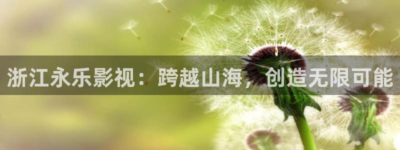 4480首播影院：浙江永乐影视：跨越山海，创造无限可能