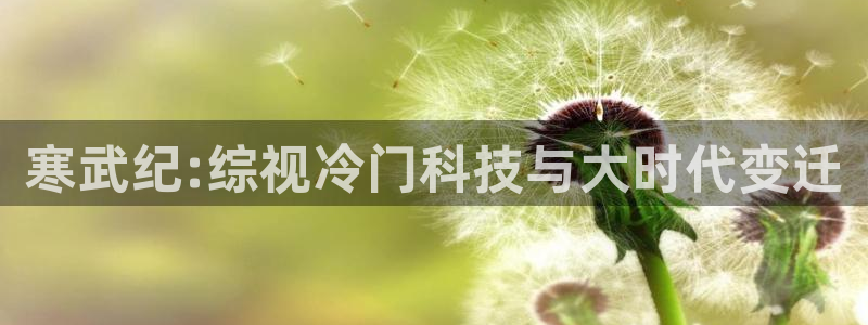 yy4080首播影院：寒武纪:综视冷门科技与大时代变迁